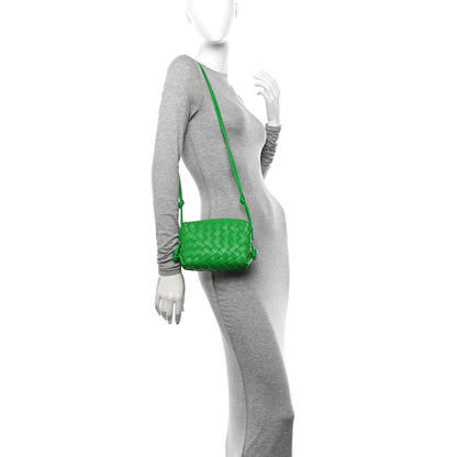 Bottega Veneta Nappa Intrecciato Mini Loop Camera Bag Parakeet 2 of 9