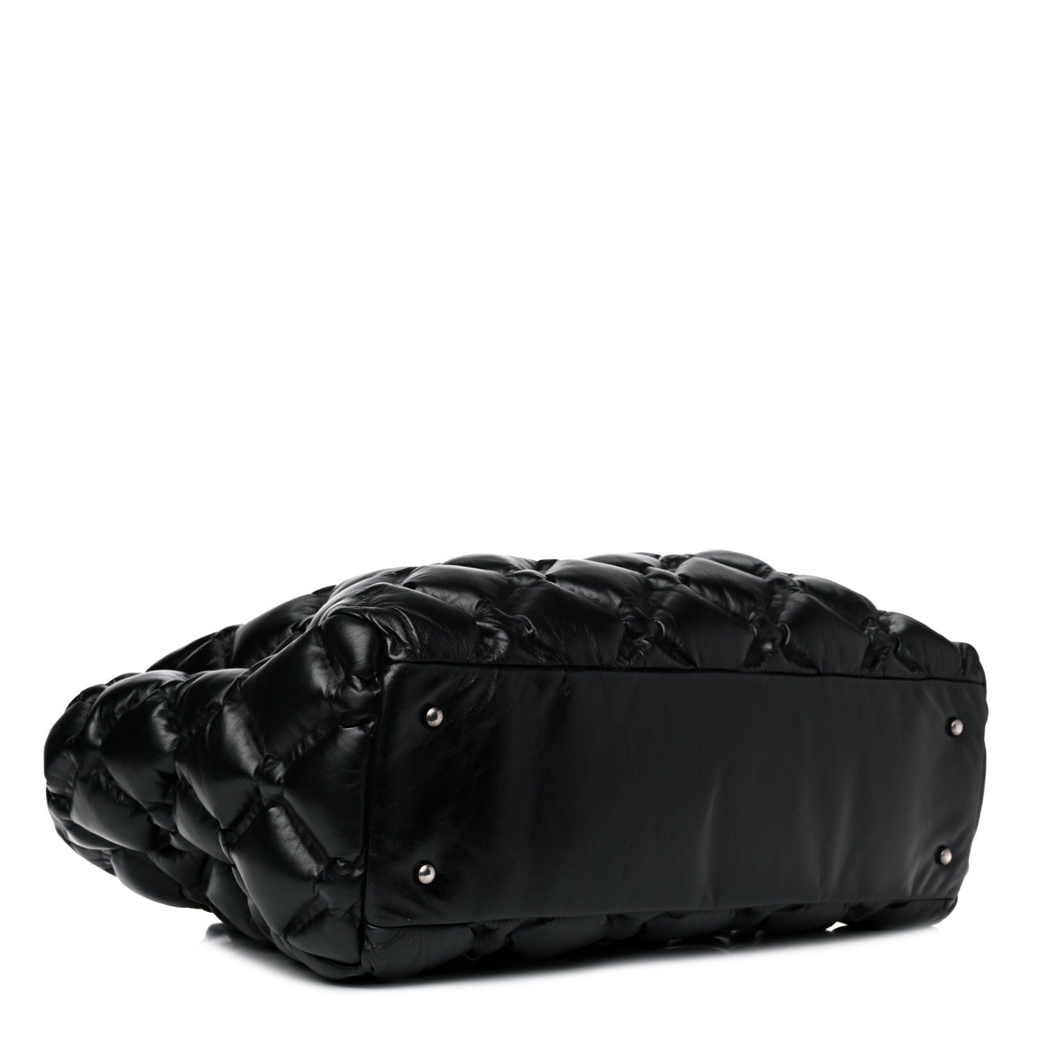 Chanel Calfskin Quilted Large Chesterfield Tote Black 5 of 12