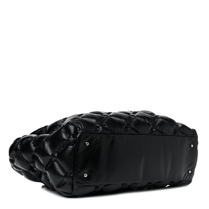 Chanel Calfskin Quilted Large Chesterfield Tote Black 5 of 12