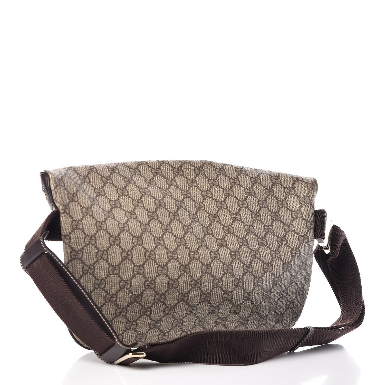 Gucci GG Supreme Monogram Belt Bag Dark Brown 3 of 10