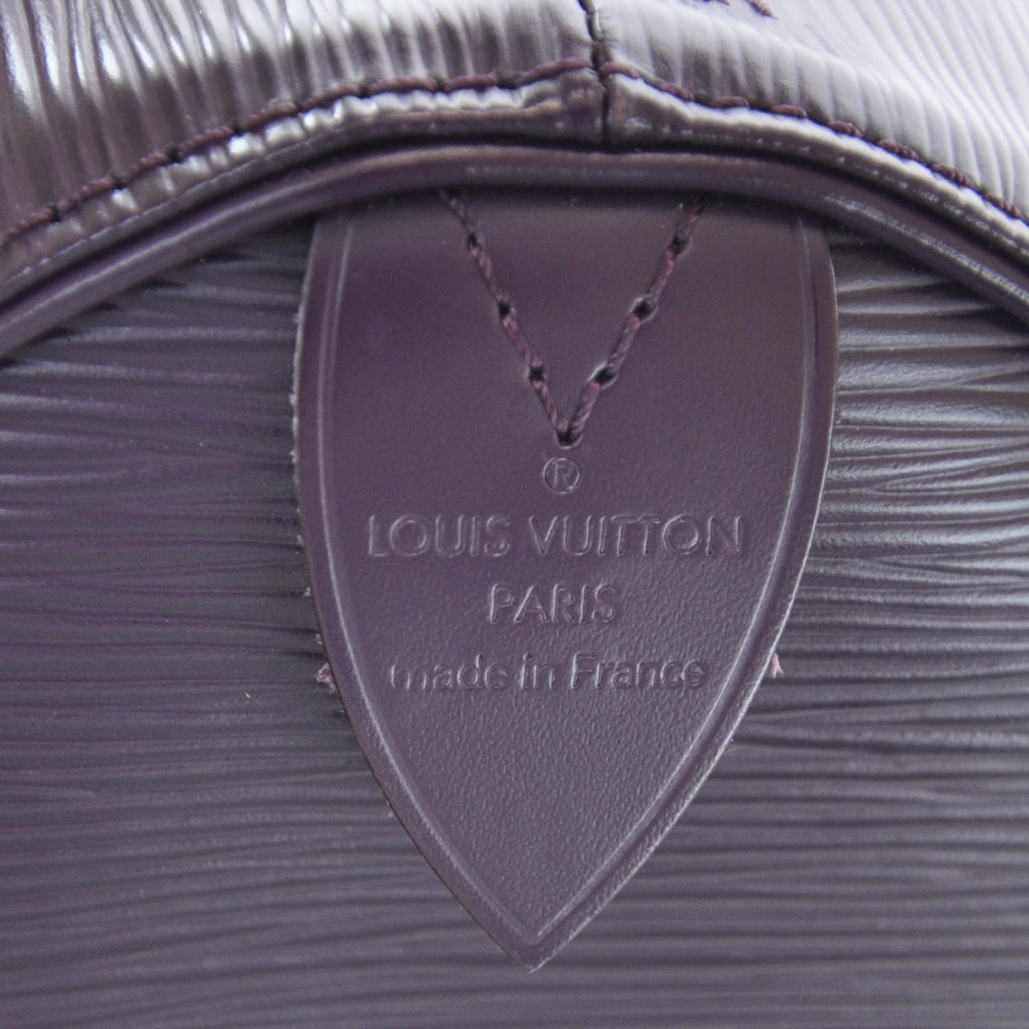 Louis Vuitton Epi Speedy 30 Cassis Purple 9 of 11