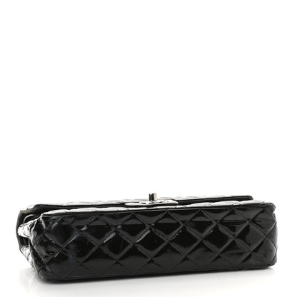 Chanel Patent Quilted Medium Double Flap Black 4 of 17