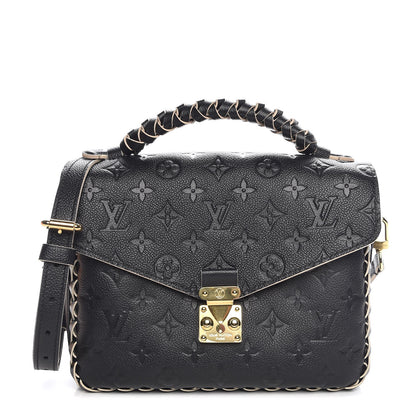 Louis Vuitton Empreinte Braided Pochette Metis Black 1 of 10