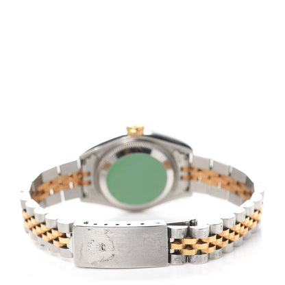 Rolex Stainless Steel 18K Yellow Gold Diamond 26mm Oyster Perpetual Datejust Watch Champagne 69173 3 of 5