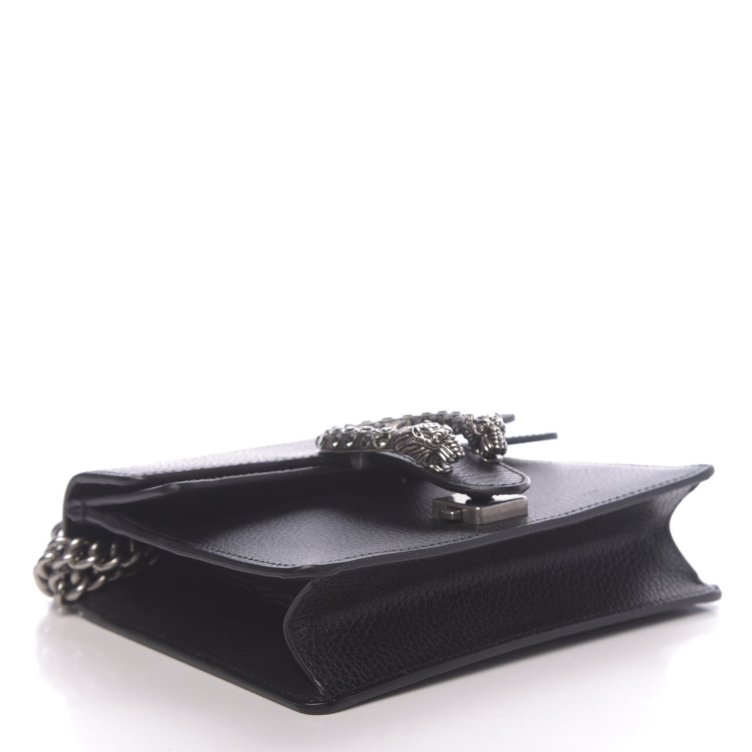 Gucci Calfskin Mini Dionysus Shoulder Bag Black 4 of 11