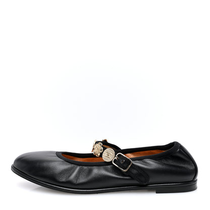Chanel Lambskin Charm Mary Jane Flats 41 Black 1 of 8