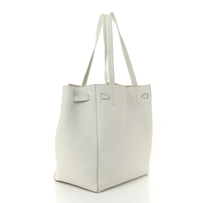 Celine Soft Grained Calfskin Small Belt Cabas Phantom White 3 of 11