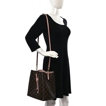 Louis Vuitton Monogram Neonoe MM Rose Poudre 2 of 8