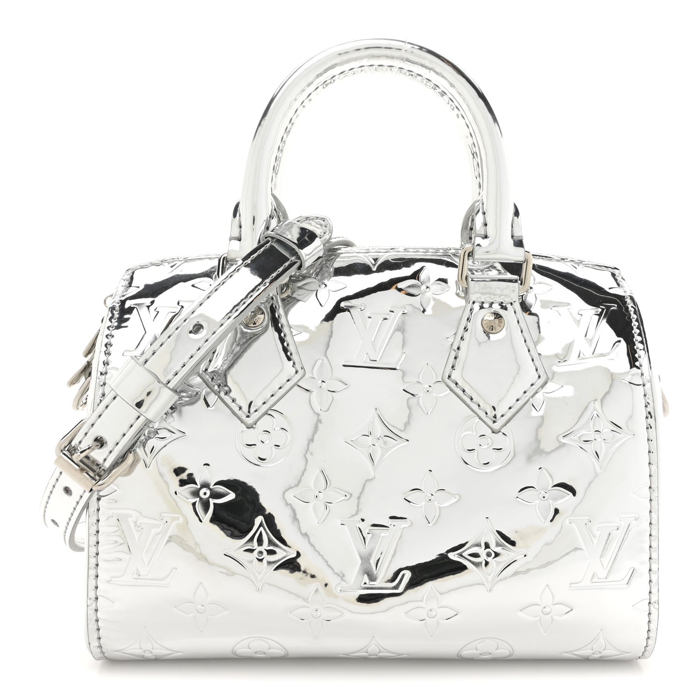 Monogram Miroir Speedy Bandouliere 20 Silver