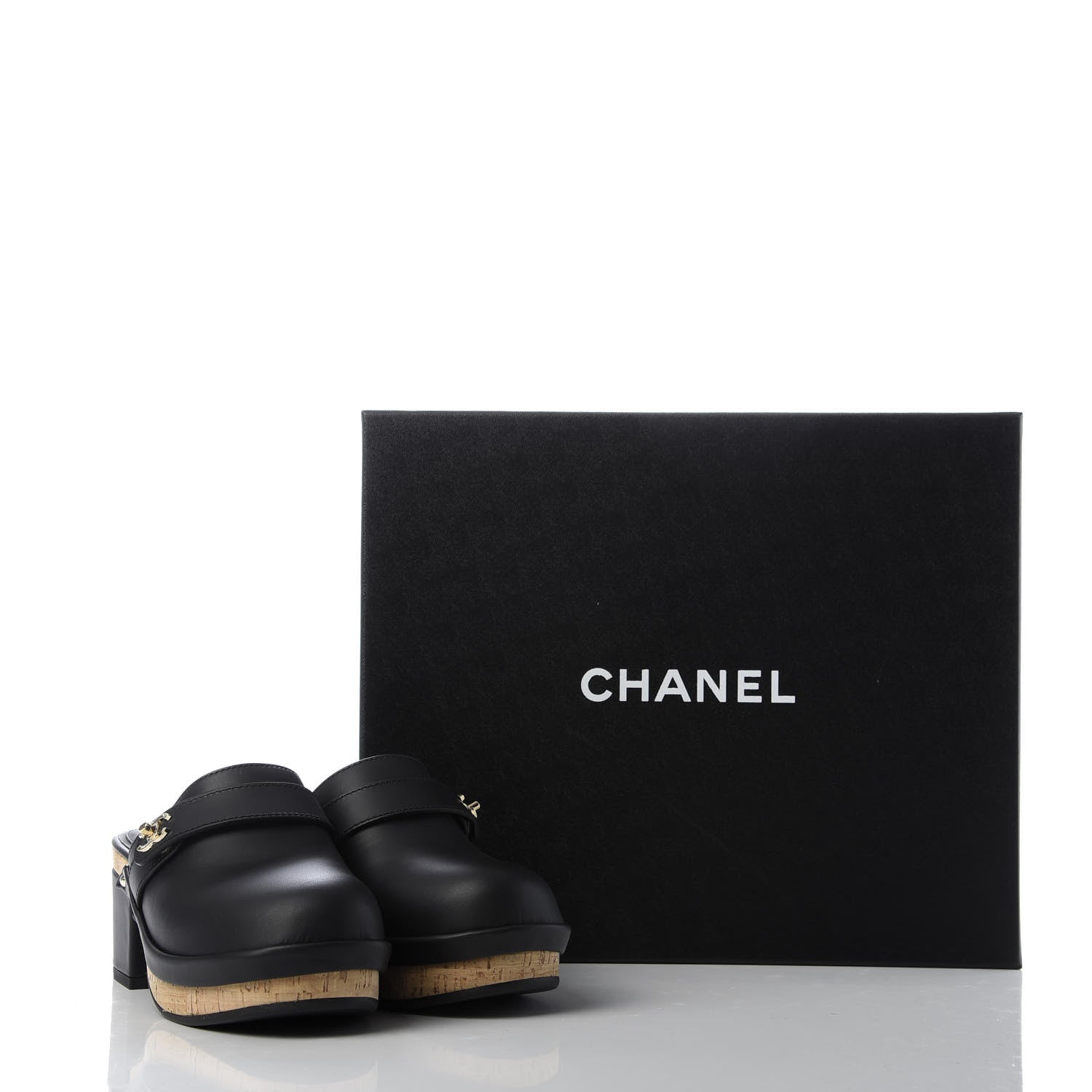 Chanel Calfskin CC Turn Lock Clogs 35 Black 18 of 18