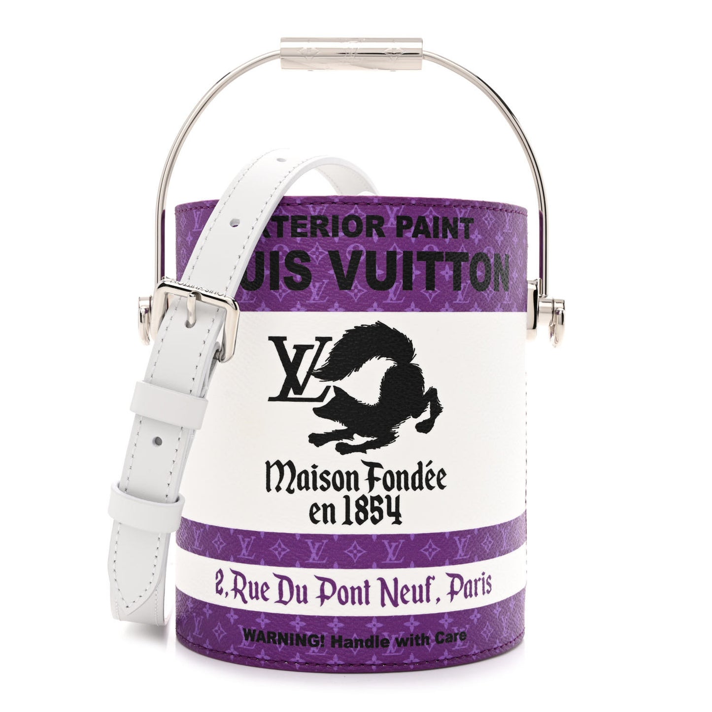 Monogram LV Paint Can Purple