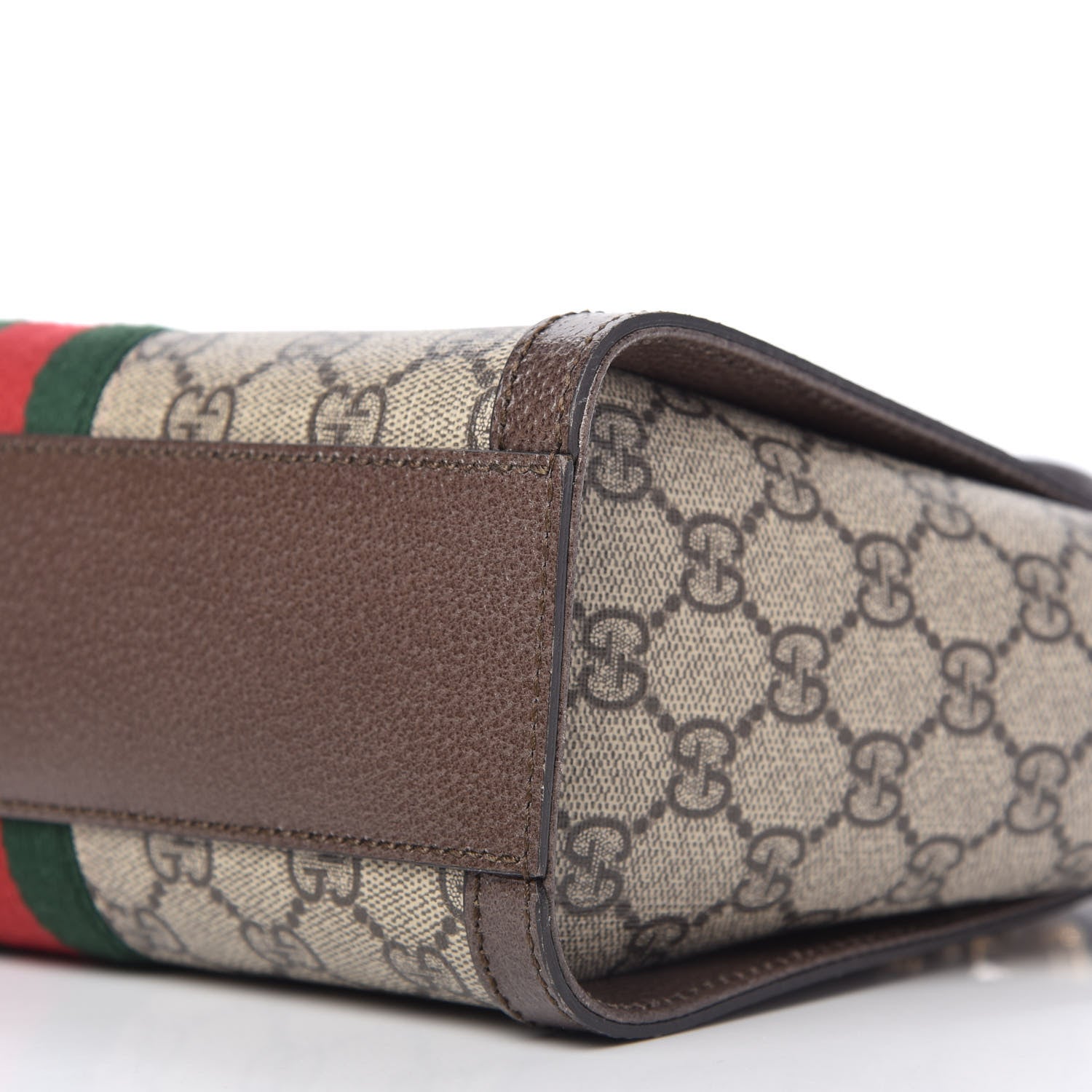 Gucci GG Supreme Monogram Small Ophidia Tote Bag Brown 7 of 10