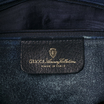 Gucci GG Plus Monogram Canvas Web Shoulder Bag Blue 5 of 14