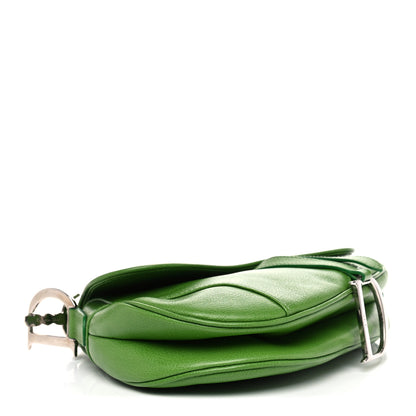 Christian Dior Calfskin Saddle Bag Green 3 of 15
