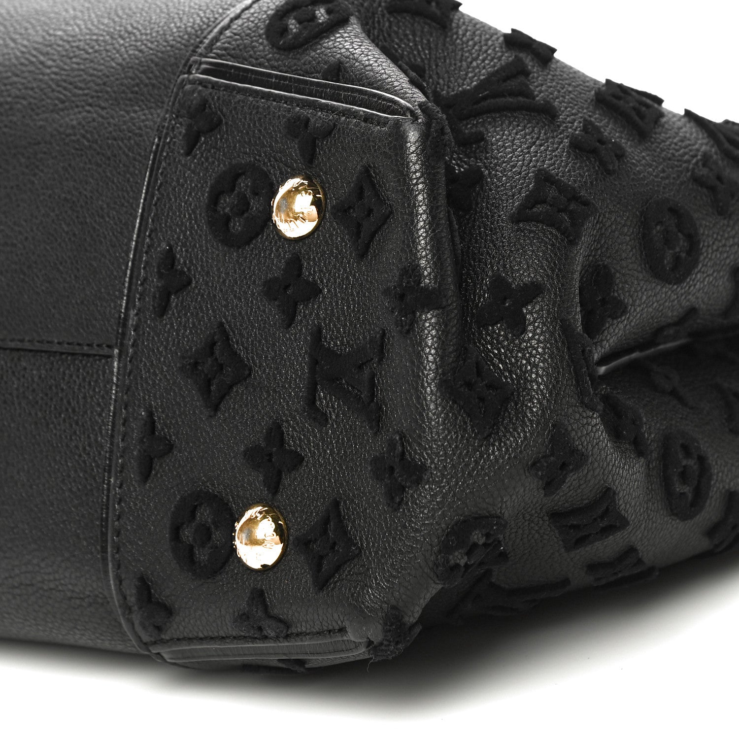 Louis Vuitton Veau Cachemire Tote W PM Black 8 of 18