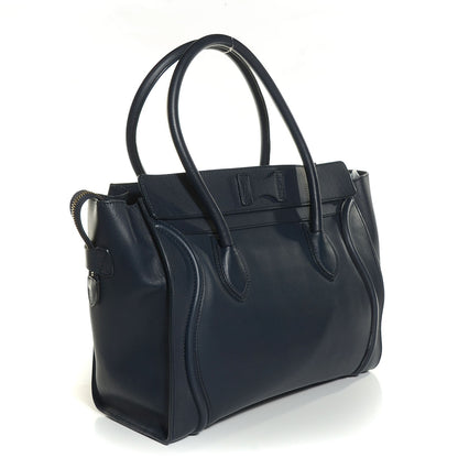 Celine Smooth Calfskin Shoulder Luggage Navy 3 of 8