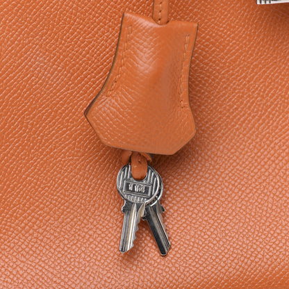 Hermes Epsom Birkin 25 Orange 9 of 31