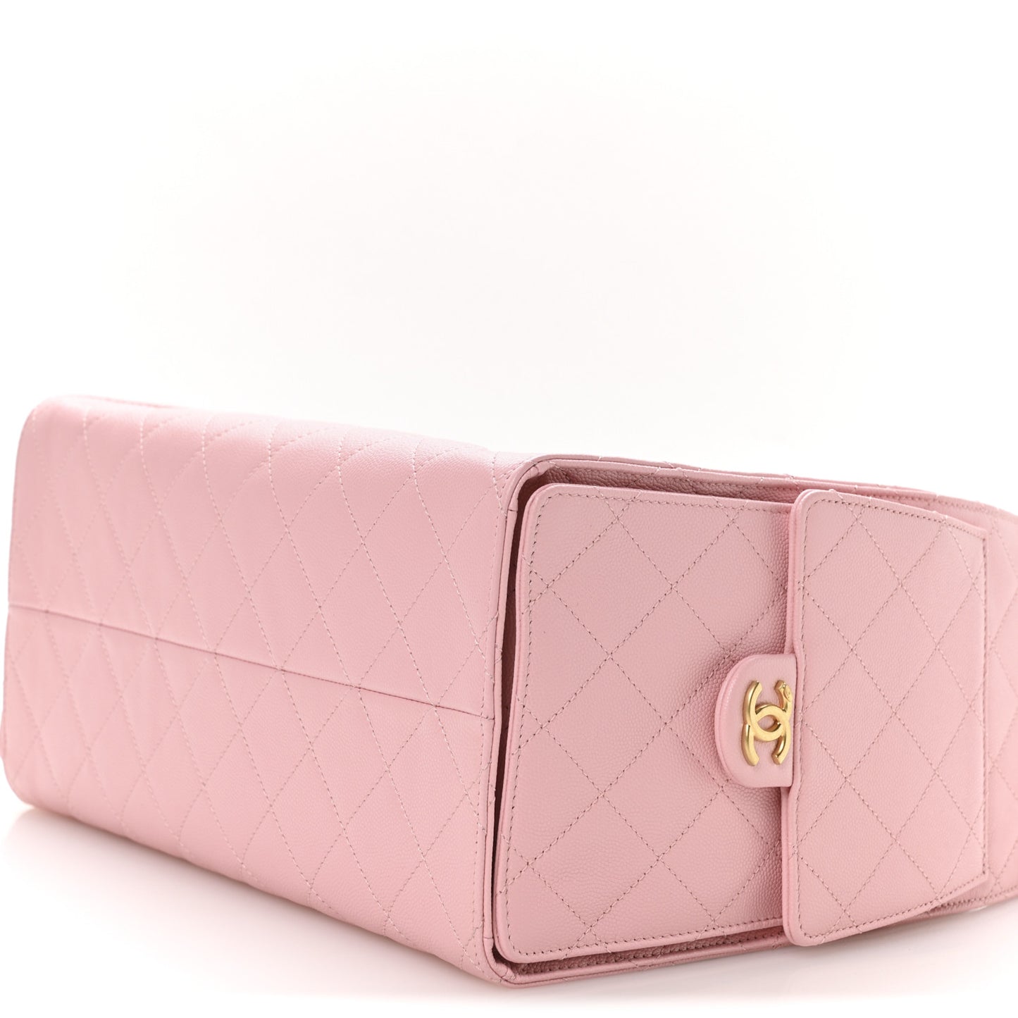 Caviar Quilted Medium Chanel 25 Handbag Light Pink
