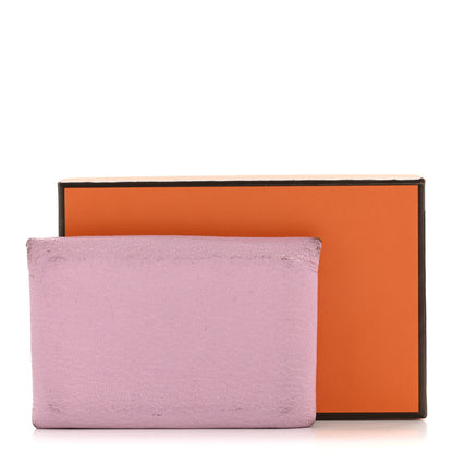 Hermes Chevre Mysore Calvi Card Case Mauve Sylvestre 10 of 10