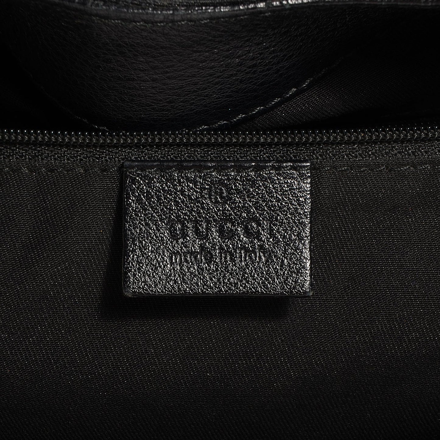 Monogram Large New Ladies Web Hobo Black