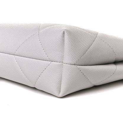 Chanel Caviar Quilted A Real Catch Clutch White 9 of 10