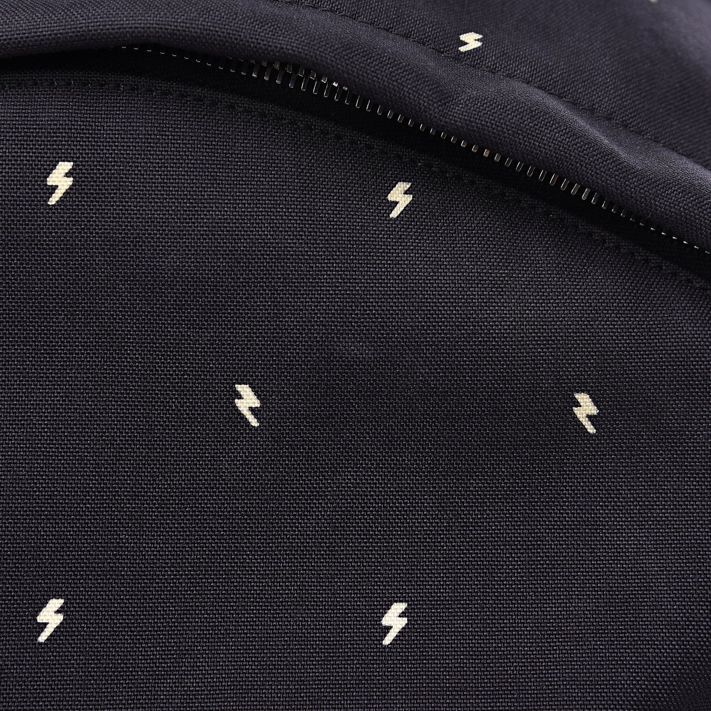 Canvas Lightning Bolt City Backpack Navy