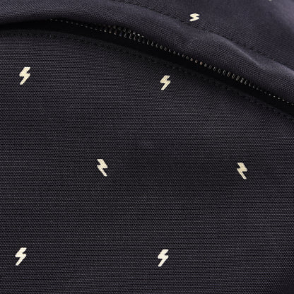 Saint Laurent Canvas Lightning Bolt City Backpack Navy 8 of 10