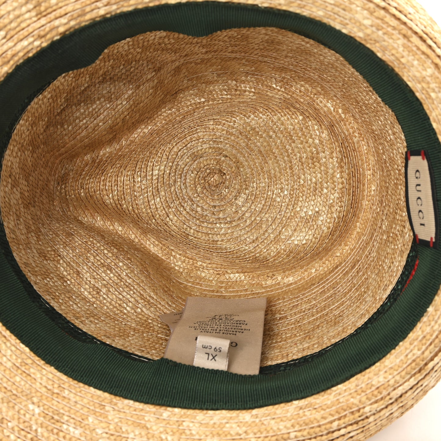 Abaca Straw Web Fedora Hat XL