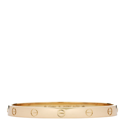 Cartier 18K Yellow Gold LOVE Bracelet 18 1 of 9