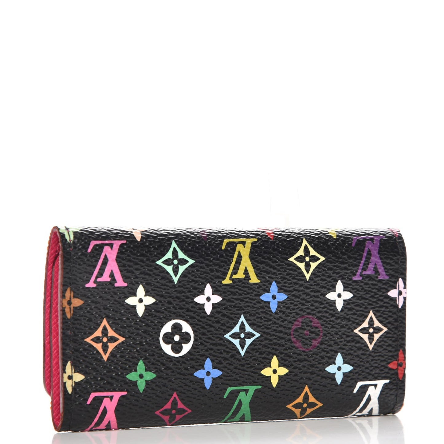 Monogram Multicolor Multicles 4 Key Holder Black Grenade