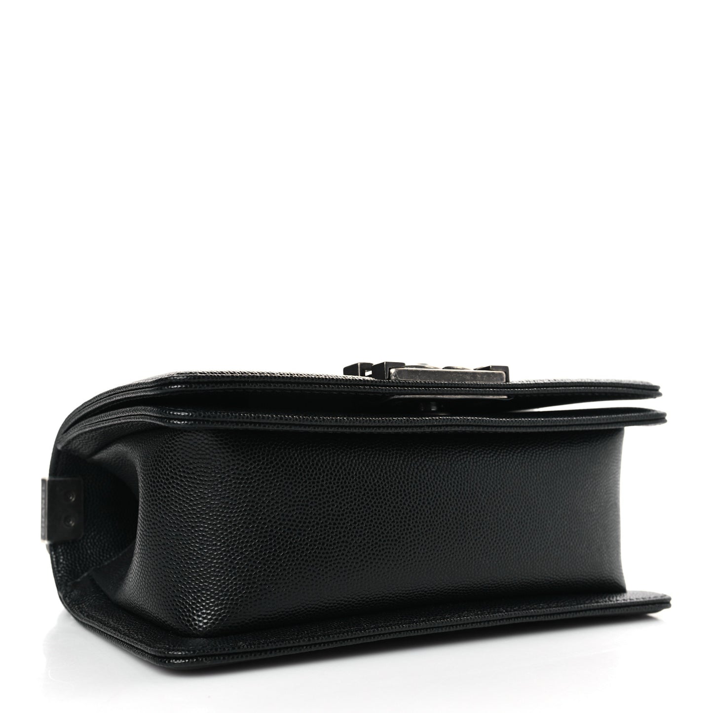 Caviar Quilted Small Boy Flap Black