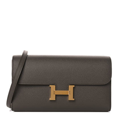 Hermes Epsom Constance Long To Go Wallet Etain 1 of 11