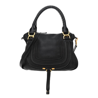 Chloe Calfskin Medium Marcie Satchel Black 1 of 12