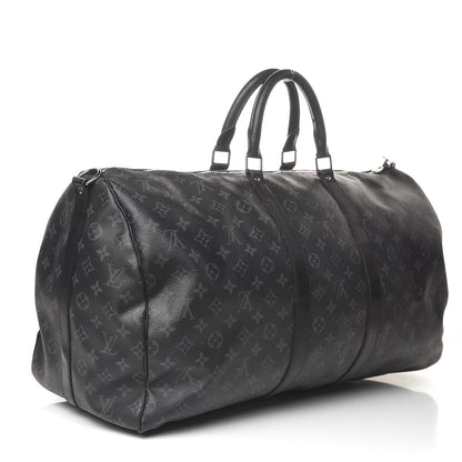 Louis Vuitton Monogram Eclipse Keepall Bandouliere 55 3 of 15
