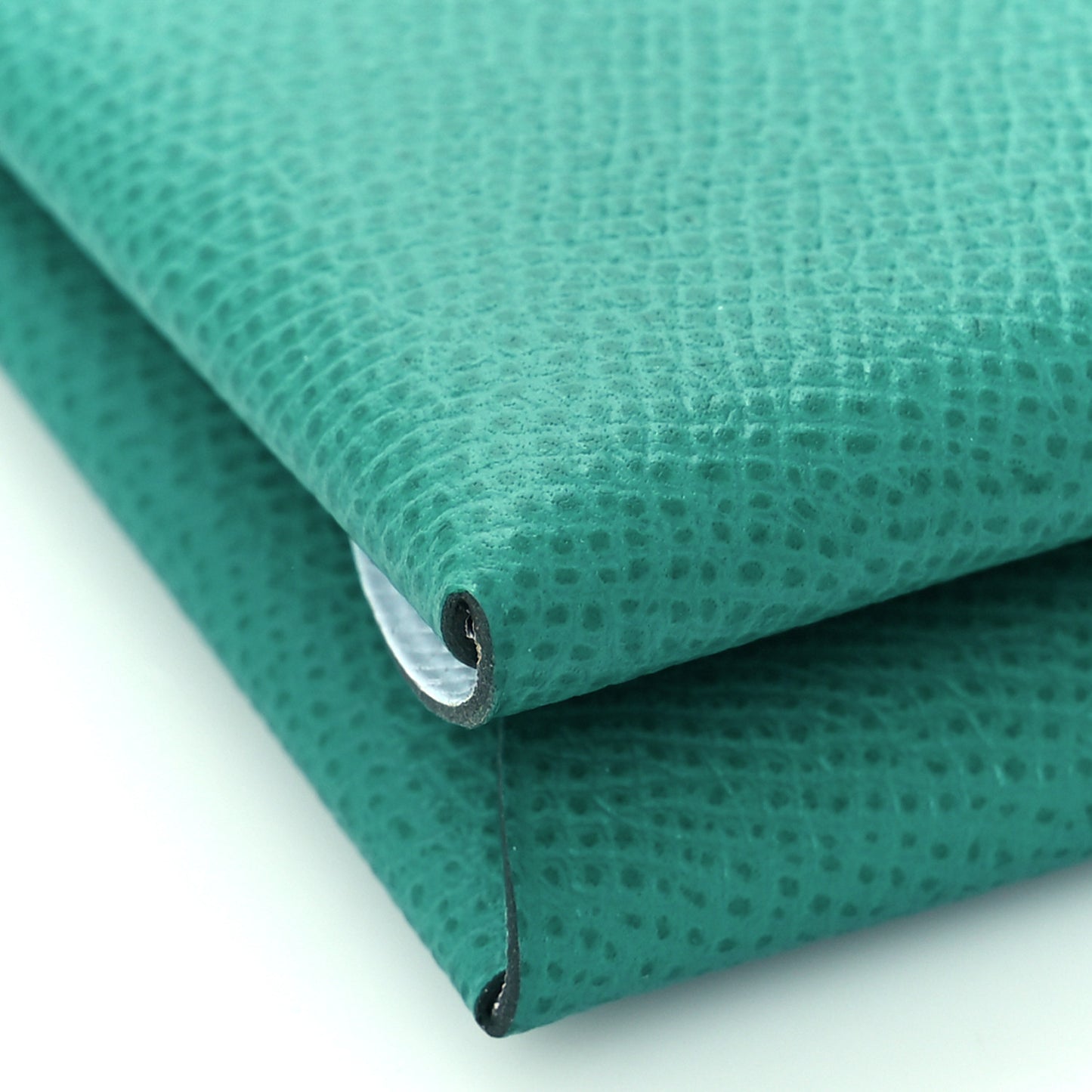 Epsom Verso Calvi Duo Card Case Vert Jade Bleu Brume