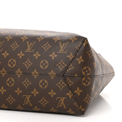Louis Vuitton Monogram Flower Hobo Black 9 of 10