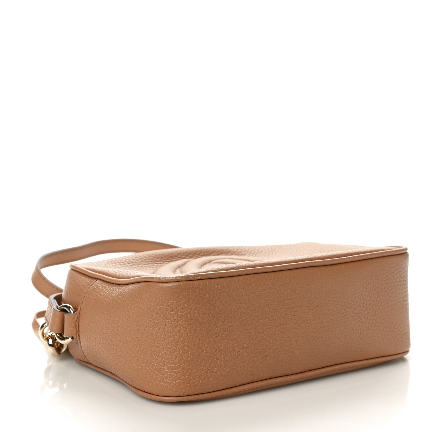 Gucci Pebbled Calfskin Small Soho Disco Bag Camelia 4 of 11