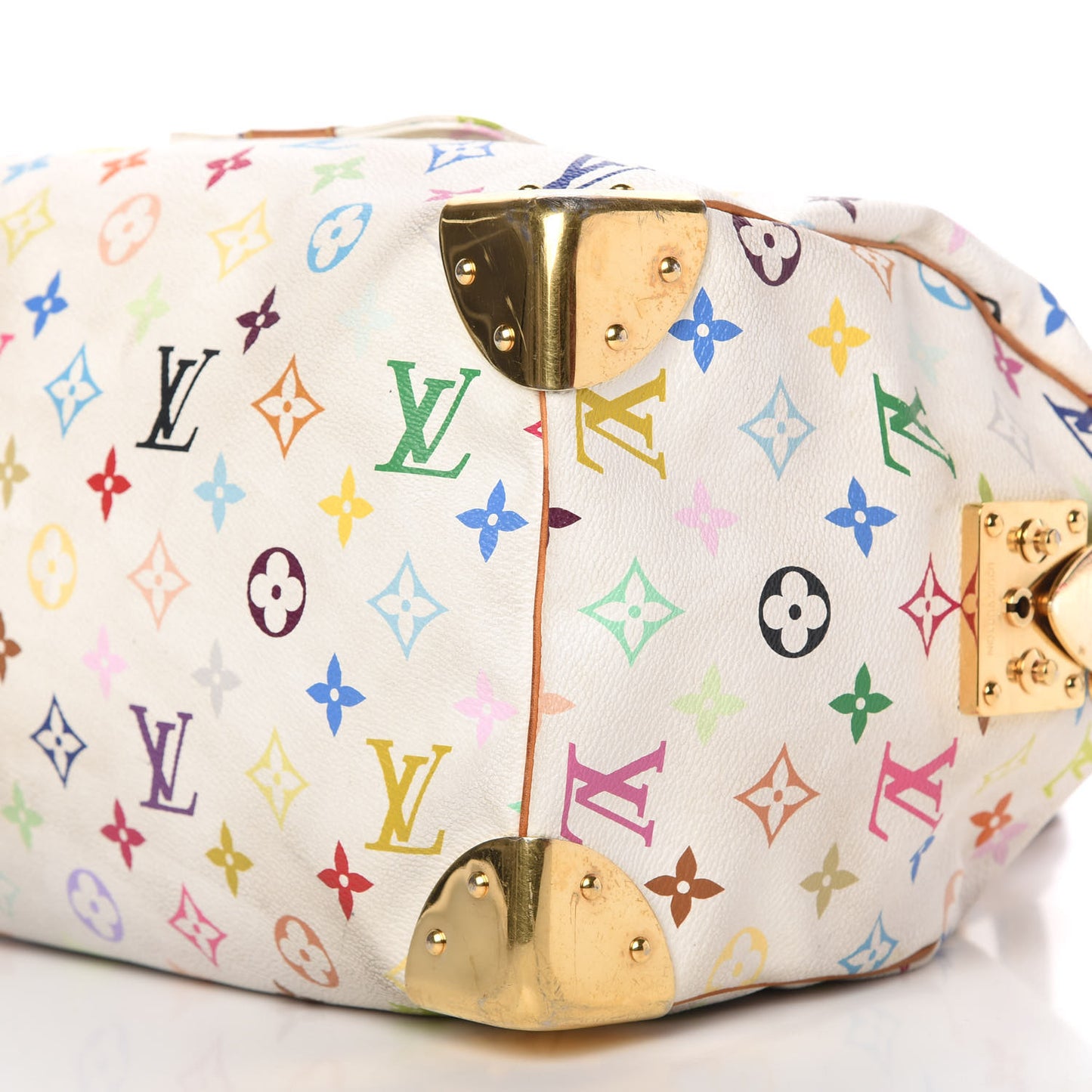 Monogram Multicolor Speedy 30 White