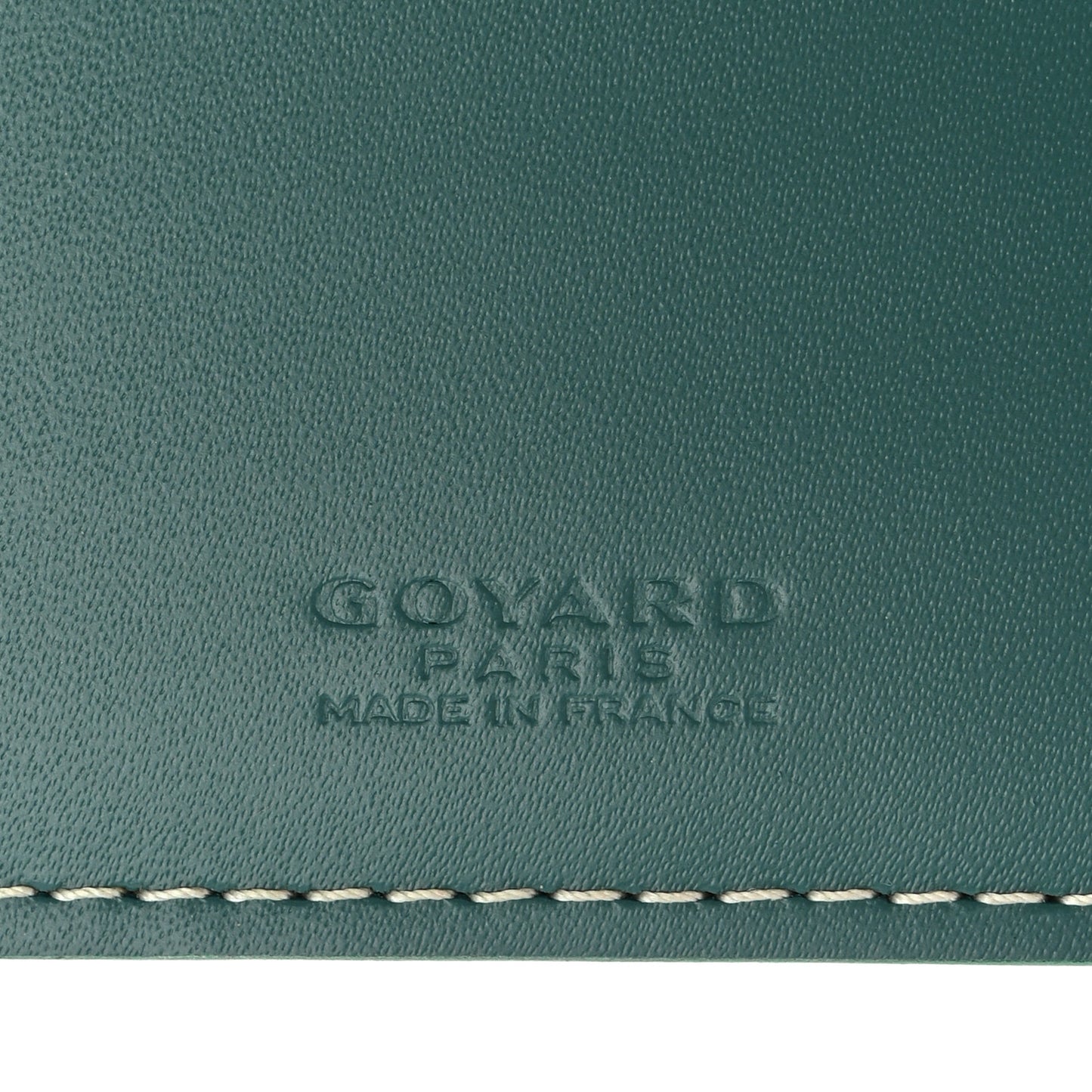 Goyardine Passport Wallet Green