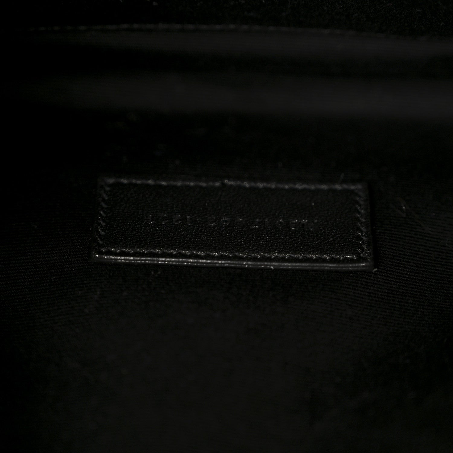 Saint Laurent Grain De Poudre Matelasse Chevron Monogram Cassandre Flap Pouch Natural Dark 7 of 8