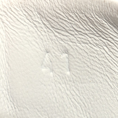 Hermes Goatskin Suede Mens Bouncing Sneakers 41 White 6 of 9