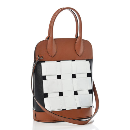 Louis Vuitton Calfskin Canvas Tressage Tote 3 of 8