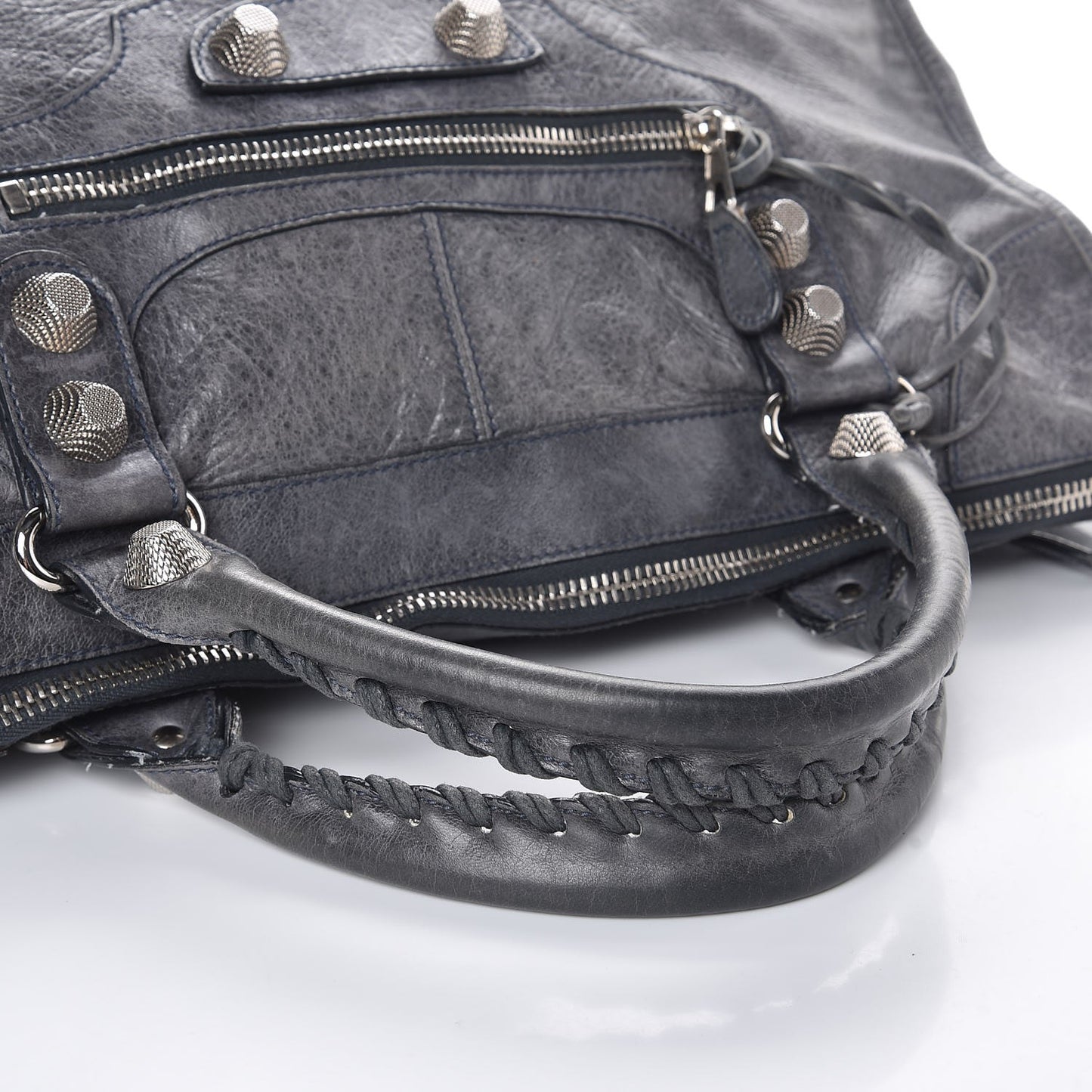 Agneau Giant 21 Silver Hardware Work Anthracite