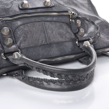 Balenciaga Agneau Giant 21 Silver Hardware Work Anthracite 10 of 12