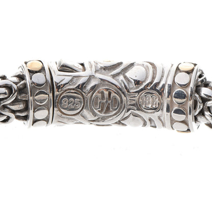 John Hardy Sterling Silver 18K Yellow Gold 6mm Naga Station Bracelet 4 of 5