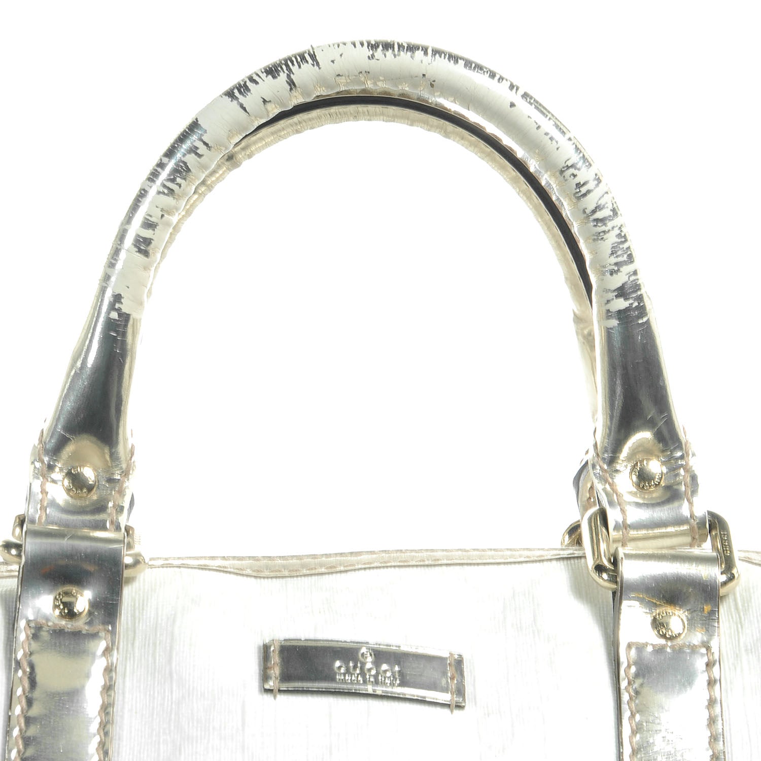 Gucci Monogram Medium Joy Boston Metallic 10 of 21
