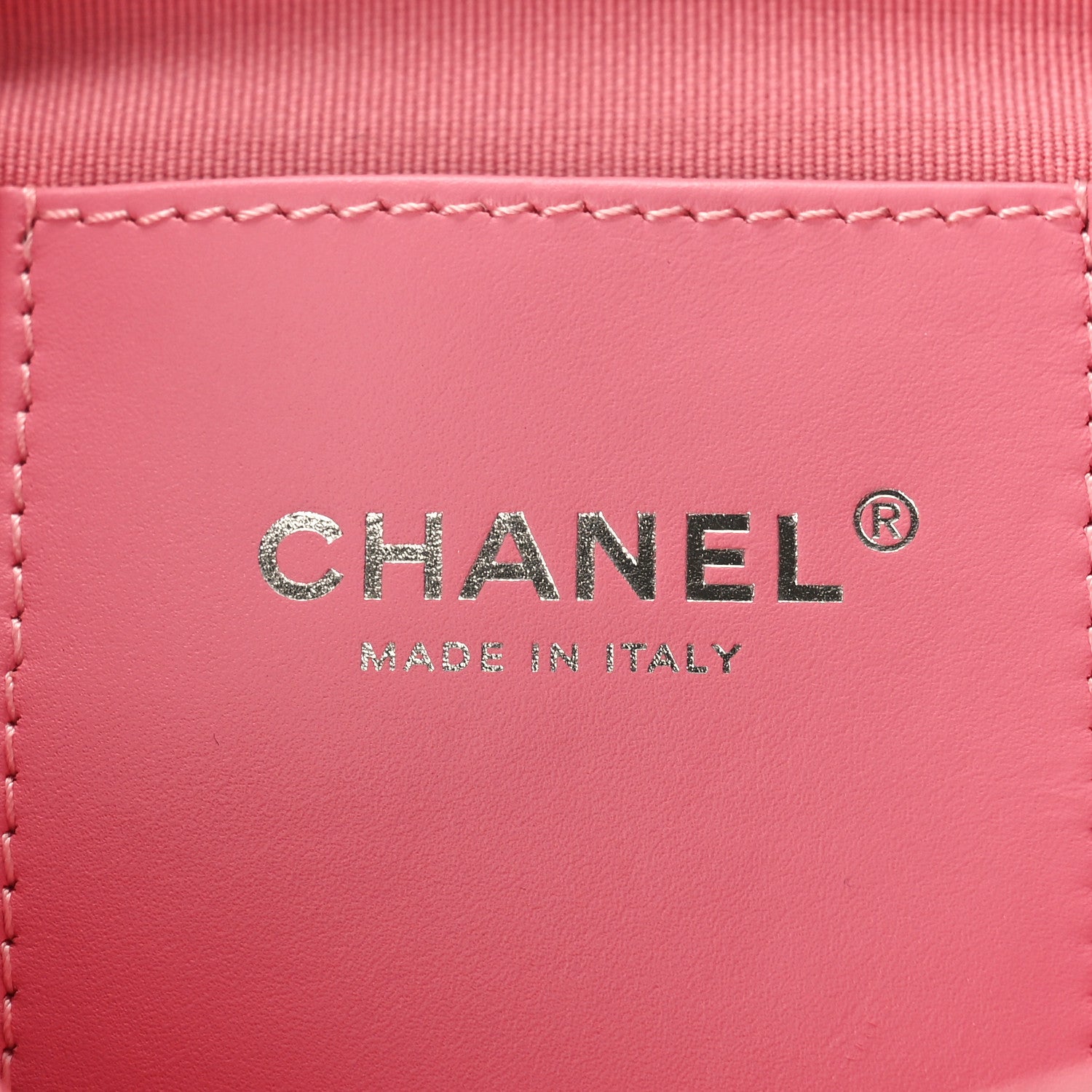Chanel Shaded Caviar Quilted Lacquered CC My Everything Drawstring Backpack Pink 6 of 9