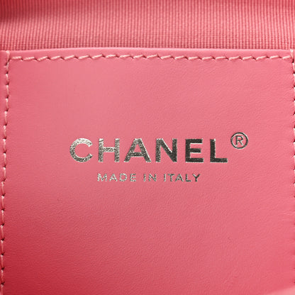 Chanel Shaded Caviar Quilted Lacquered CC My Everything Drawstring Backpack Pink 6 of 9