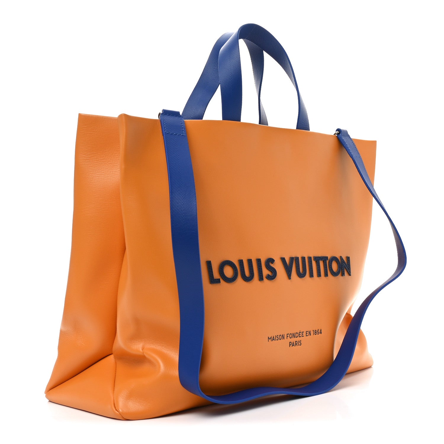 Louis Vuitton Cowhide Shopper Bag MM Safran 3 of 9