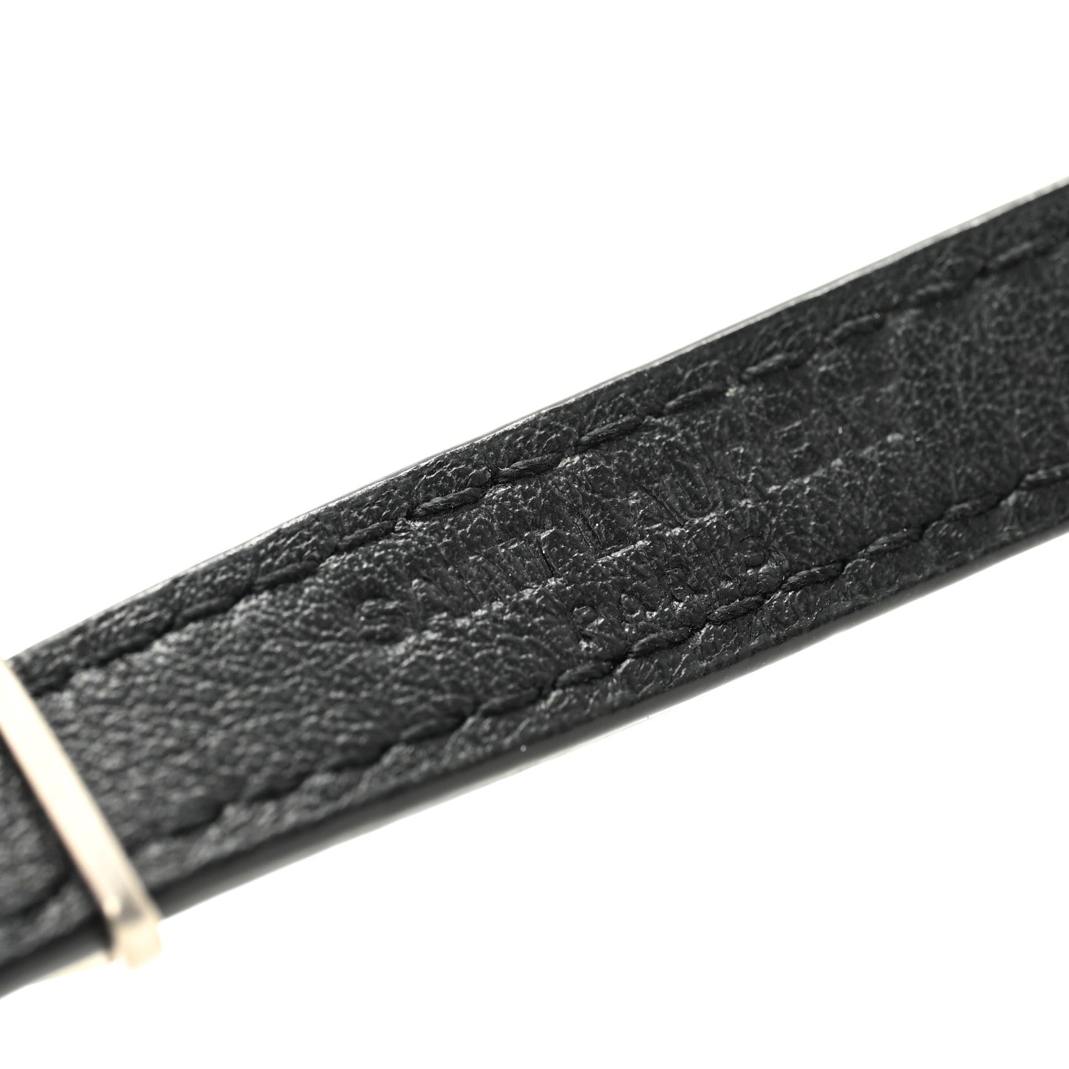Saint Laurent Calfskin Opyum Double Wrap Bracelet Black 4 of 7